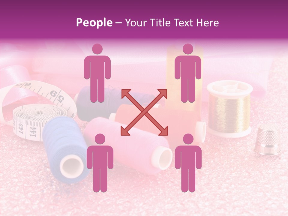 Button Spools Coil PowerPoint Template