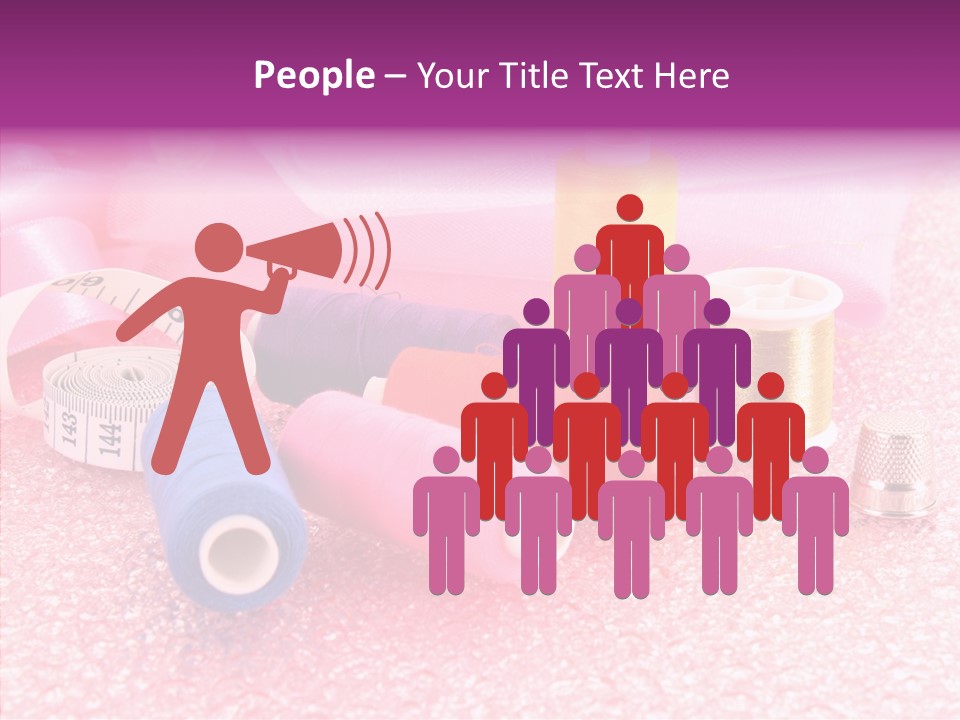 Button Spools Coil PowerPoint Template