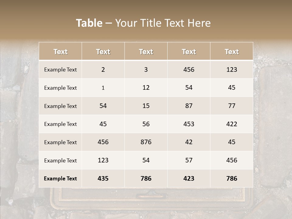 Croatia Gray Manhole PowerPoint Template