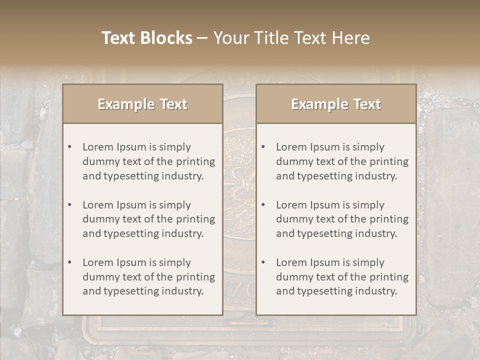 Croatia Gray Manhole PowerPoint Template