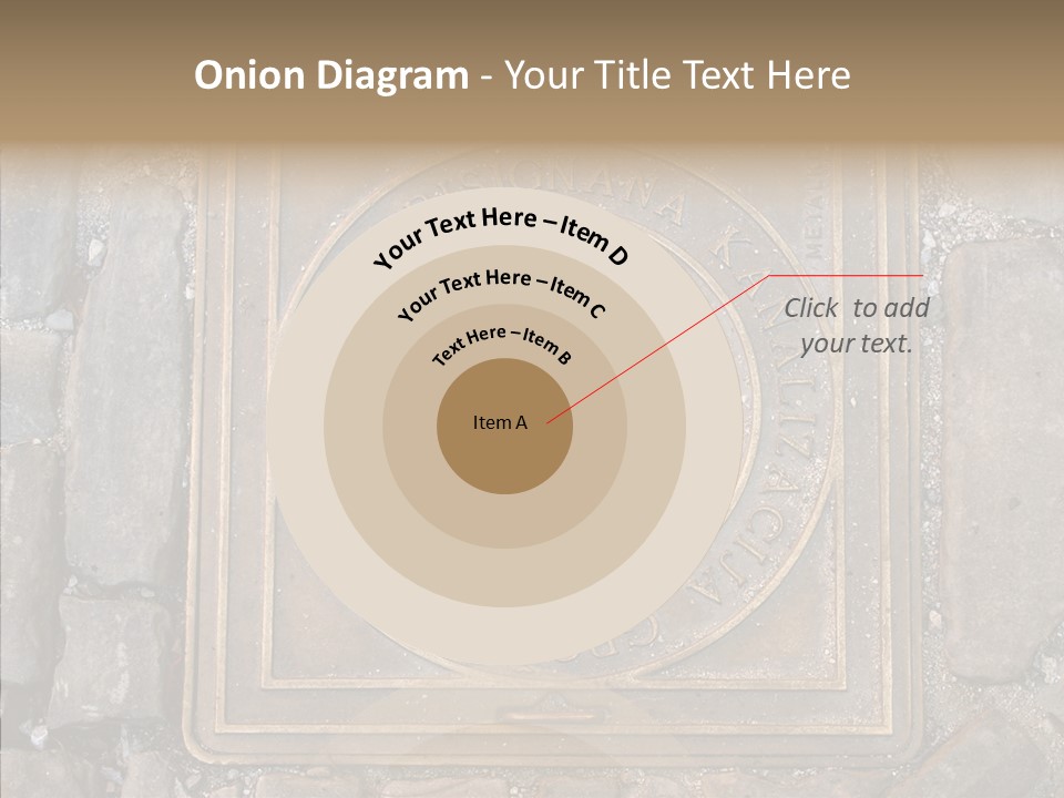 Croatia Gray Manhole PowerPoint Template