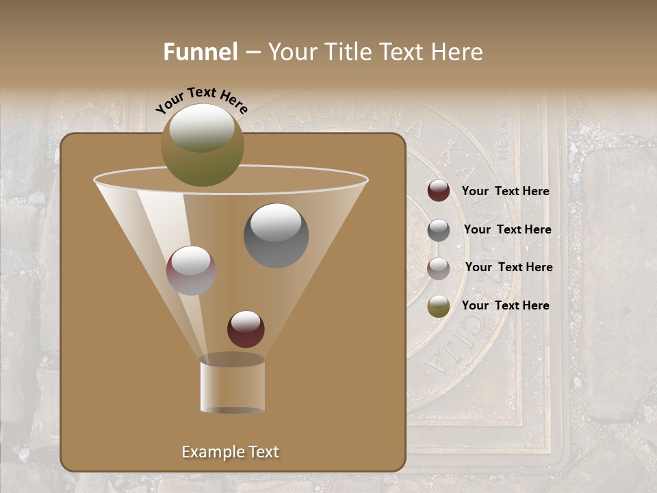 Croatia Gray Manhole PowerPoint Template