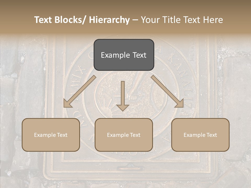 Croatia Gray Manhole PowerPoint Template