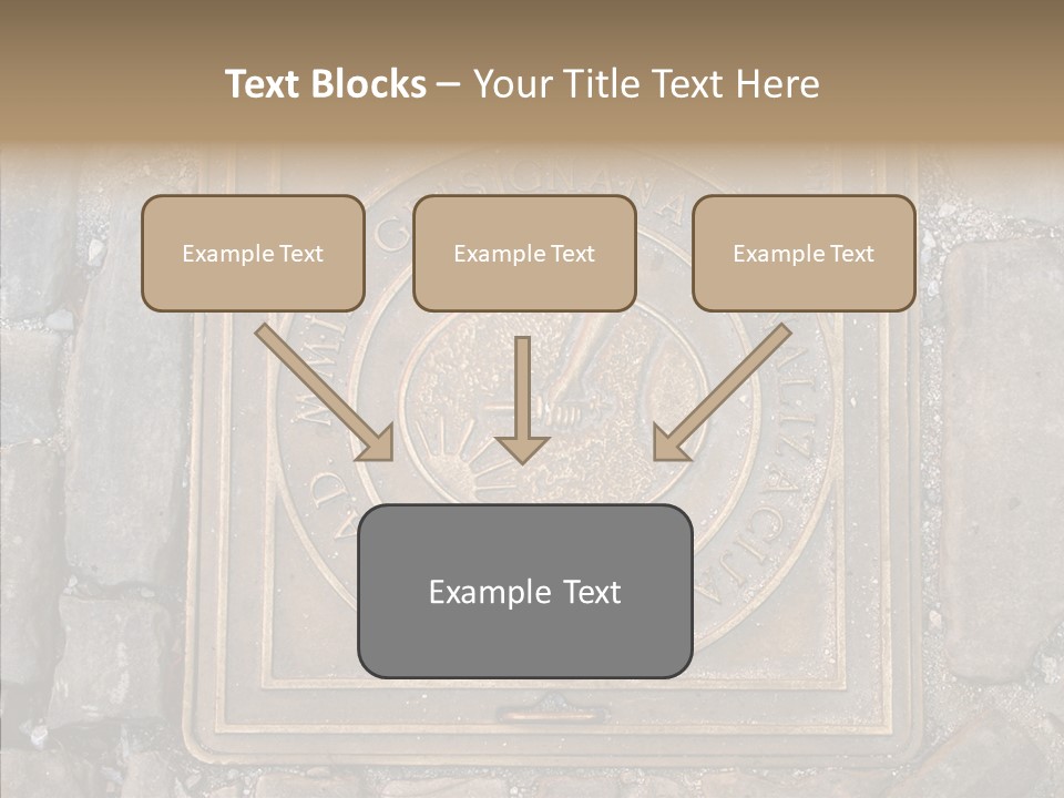 Croatia Gray Manhole PowerPoint Template