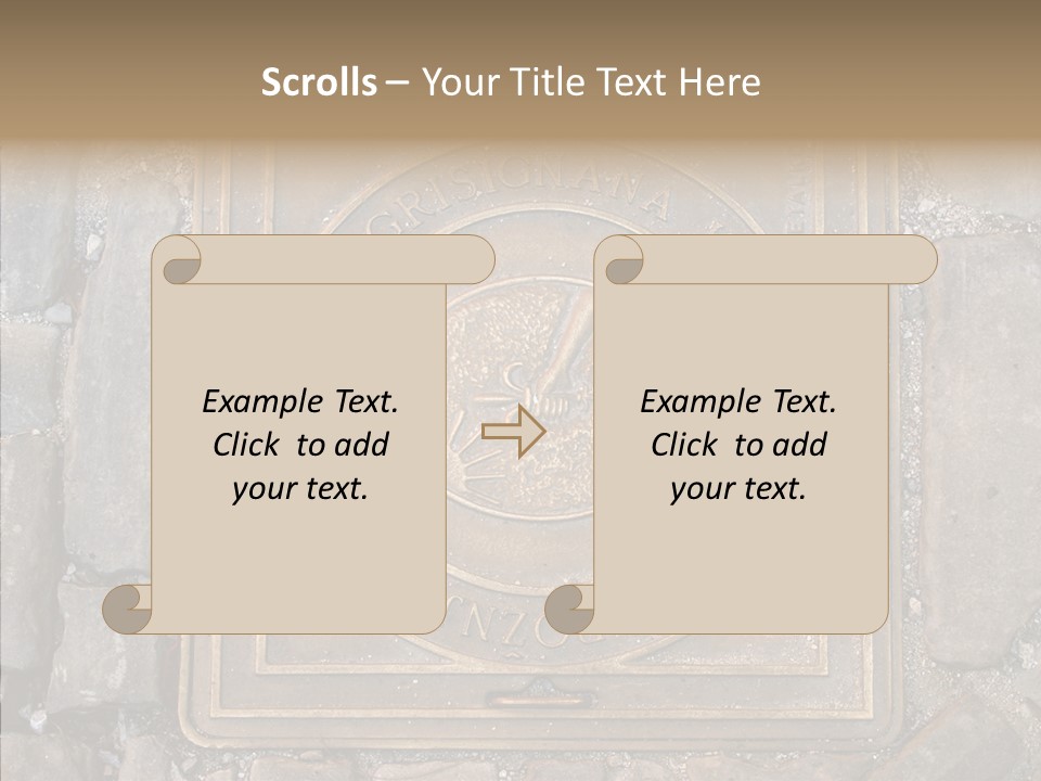 Croatia Gray Manhole PowerPoint Template