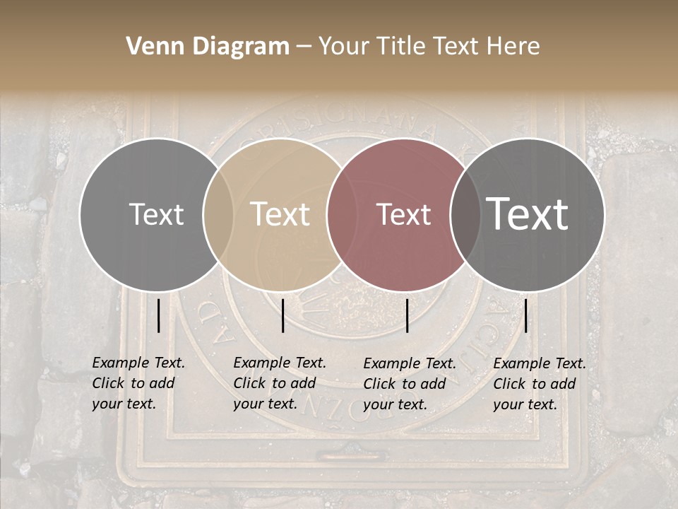 Croatia Gray Manhole PowerPoint Template