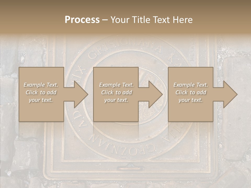 Croatia Gray Manhole PowerPoint Template