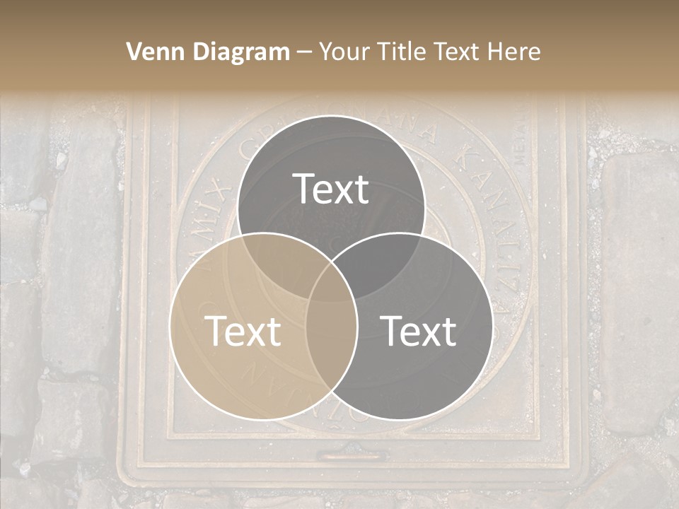 Croatia Gray Manhole PowerPoint Template