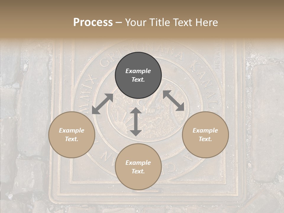 Croatia Gray Manhole PowerPoint Template