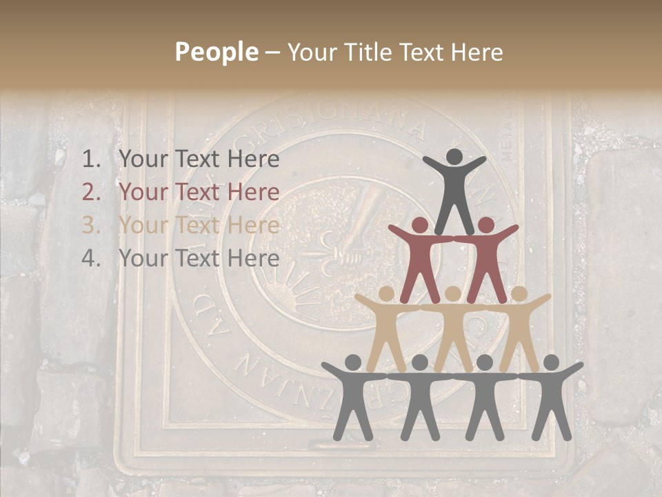Croatia Gray Manhole PowerPoint Template