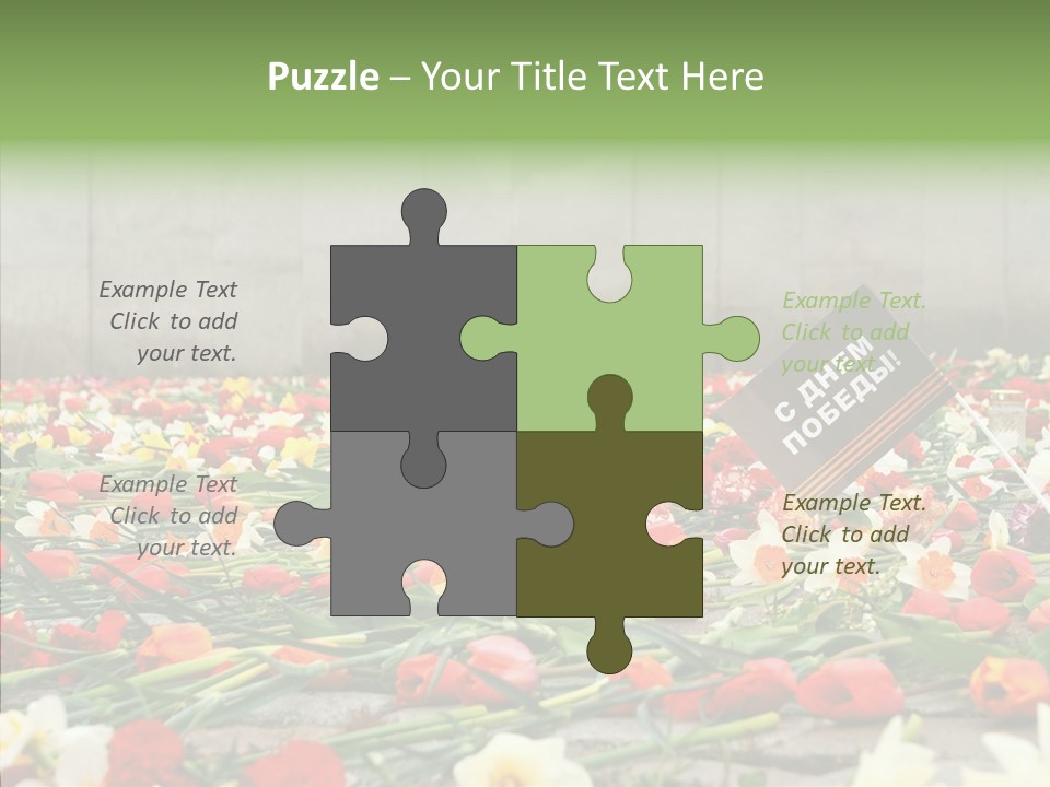 Flag  Decoration PowerPoint Template