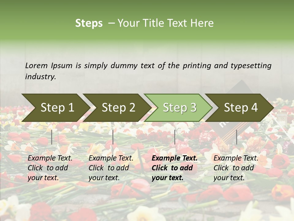Flag  Decoration PowerPoint Template