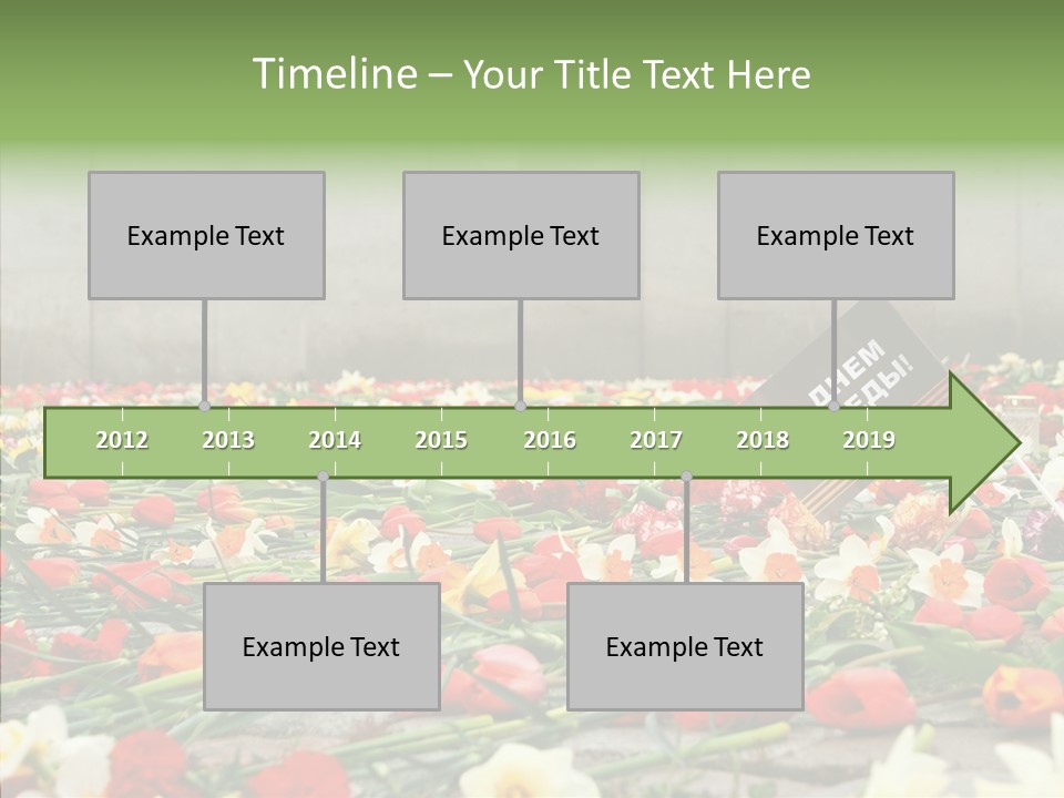 Flag  Decoration PowerPoint Template