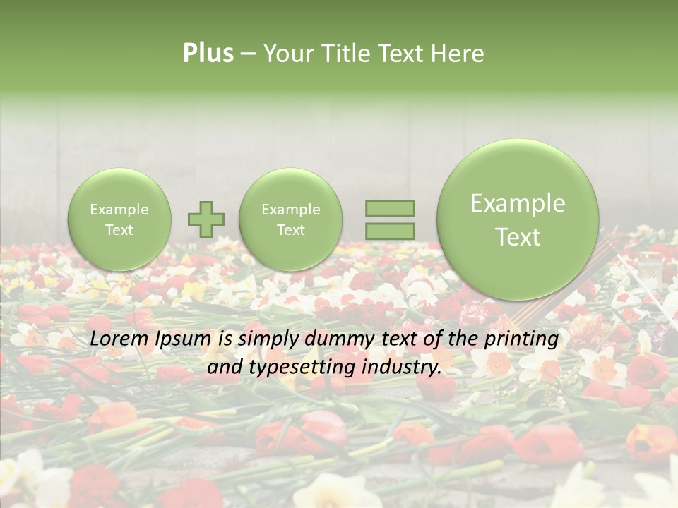 Flag  Decoration PowerPoint Template