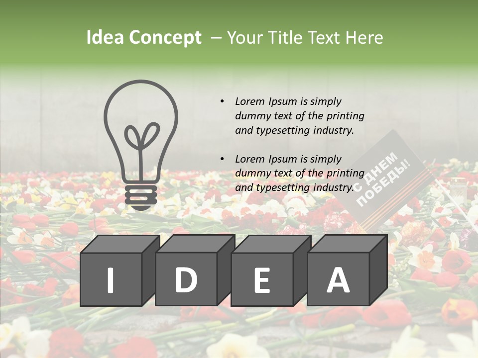 Flag  Decoration PowerPoint Template