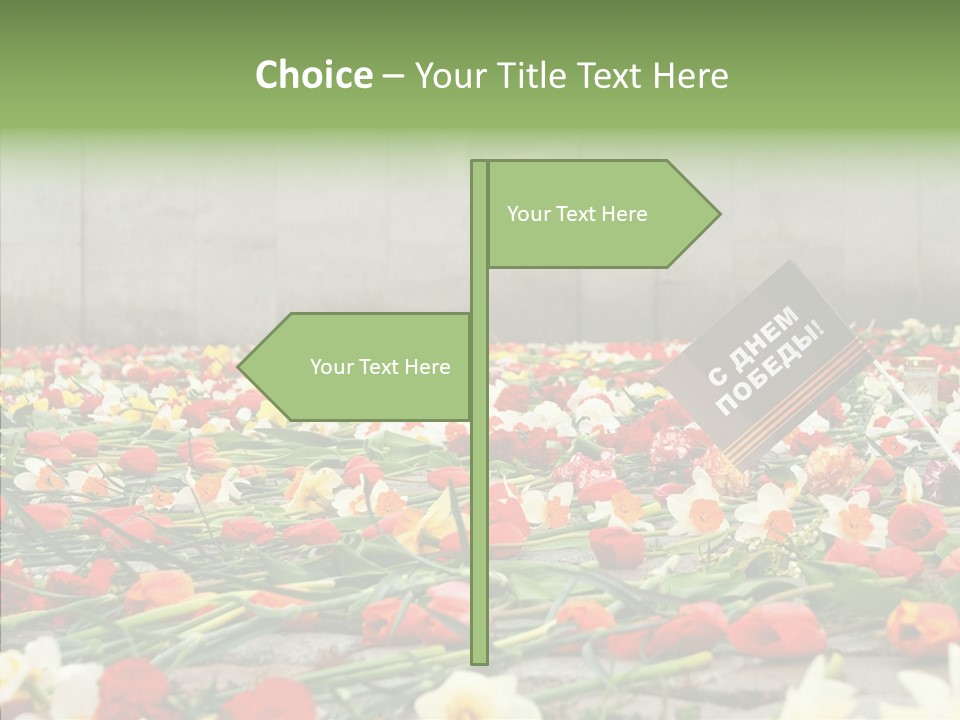 Flag  Decoration PowerPoint Template