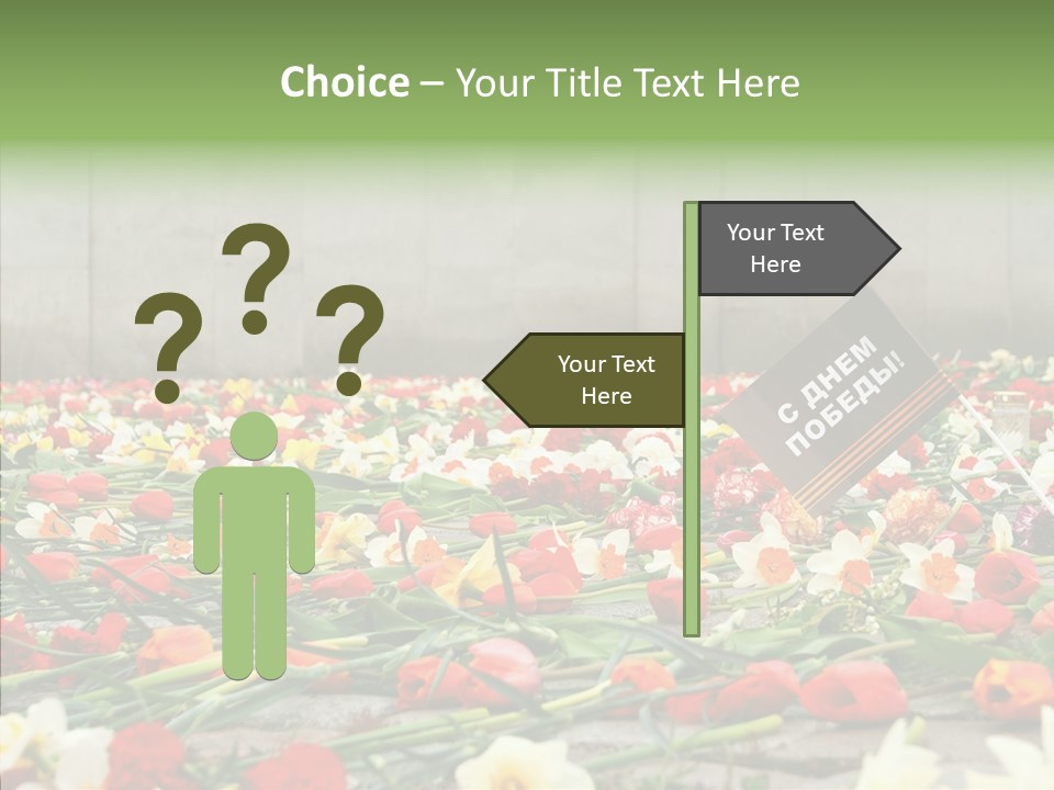 Flag  Decoration PowerPoint Template