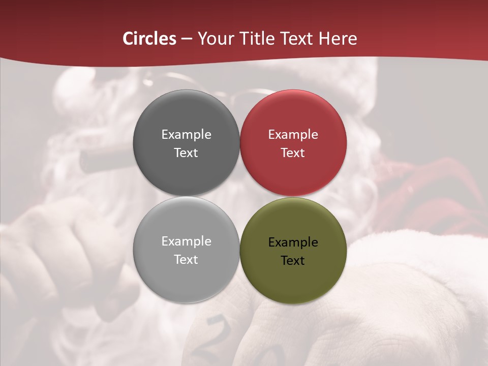 Kickboxing Christmas PowerPoint Template