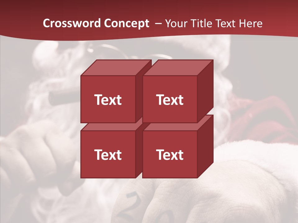 Kickboxing Christmas PowerPoint Template