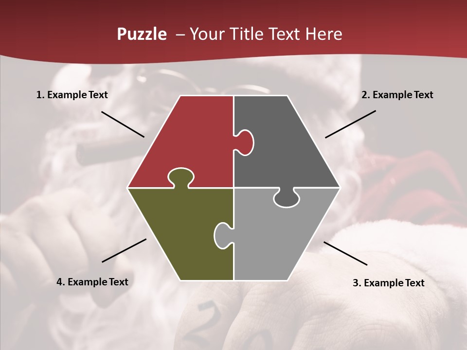 Kickboxing Christmas PowerPoint Template