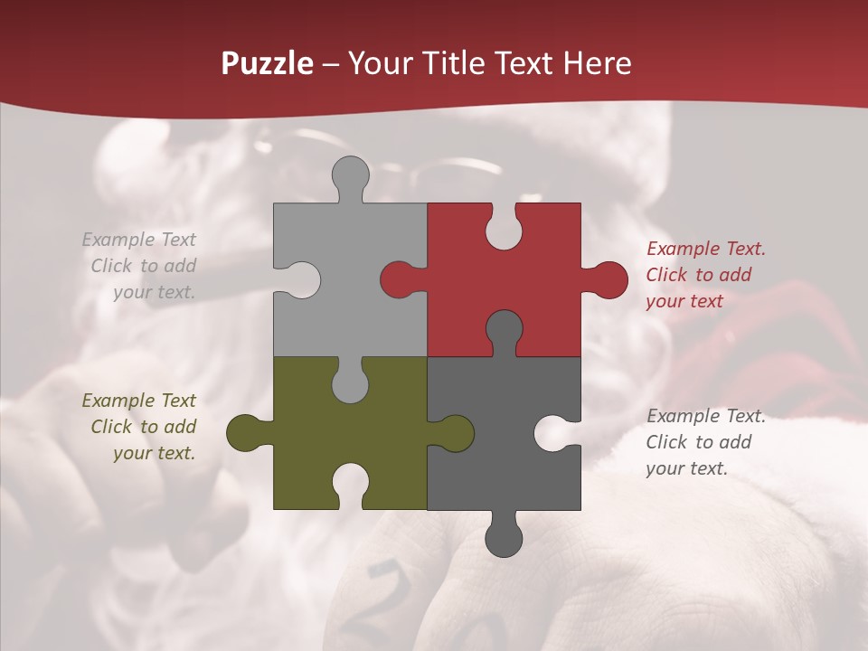 Kickboxing Christmas PowerPoint Template