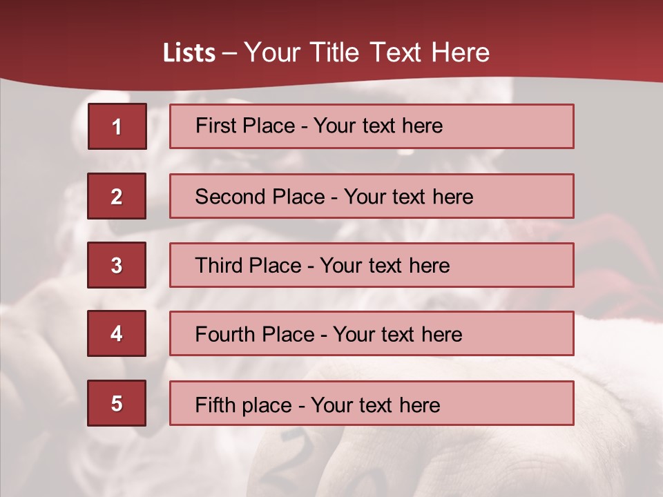 Kickboxing Christmas PowerPoint Template