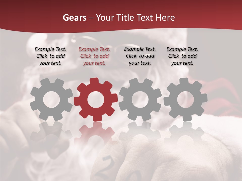 Kickboxing Christmas PowerPoint Template