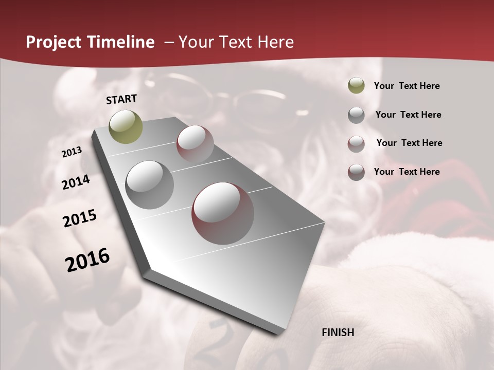 Kickboxing Christmas PowerPoint Template