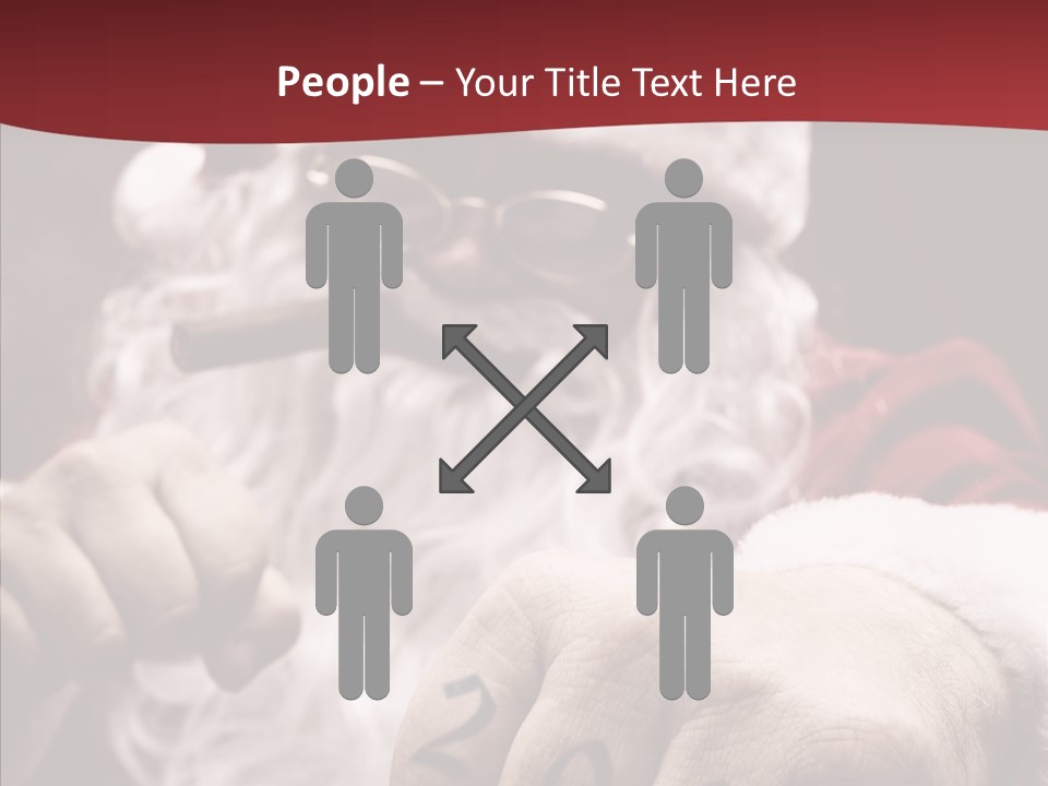 Kickboxing Christmas PowerPoint Template