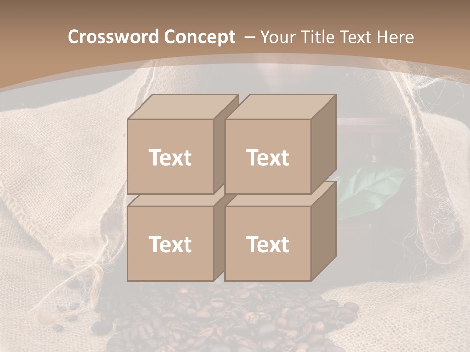 Espresso Bean Morning PowerPoint Template