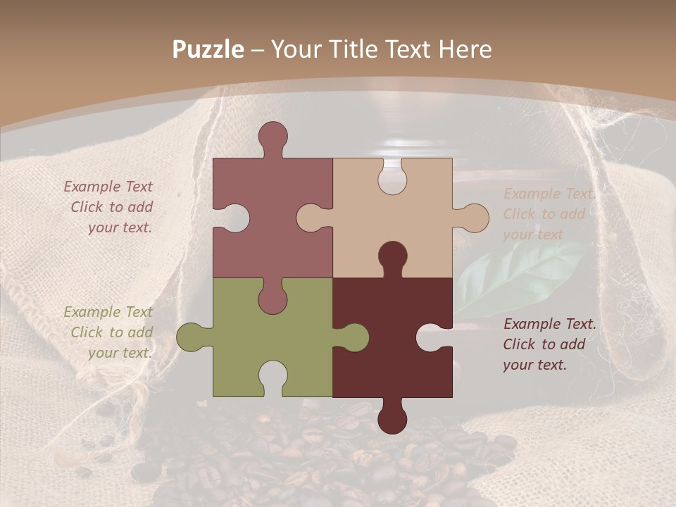 Espresso Bean Morning PowerPoint Template