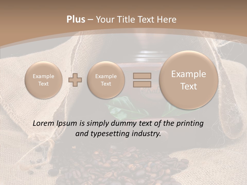 Espresso Bean Morning PowerPoint Template