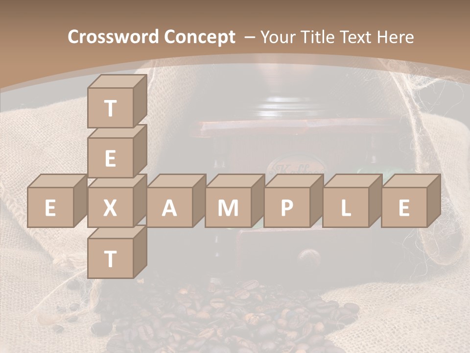 Espresso Bean Morning PowerPoint Template