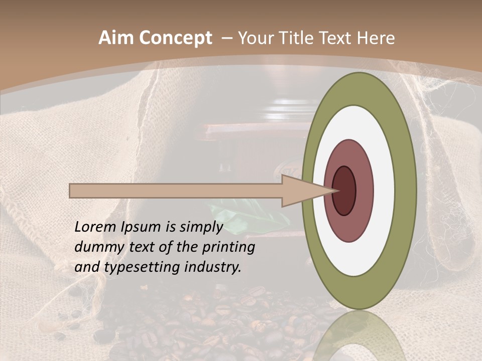 Espresso Bean Morning PowerPoint Template