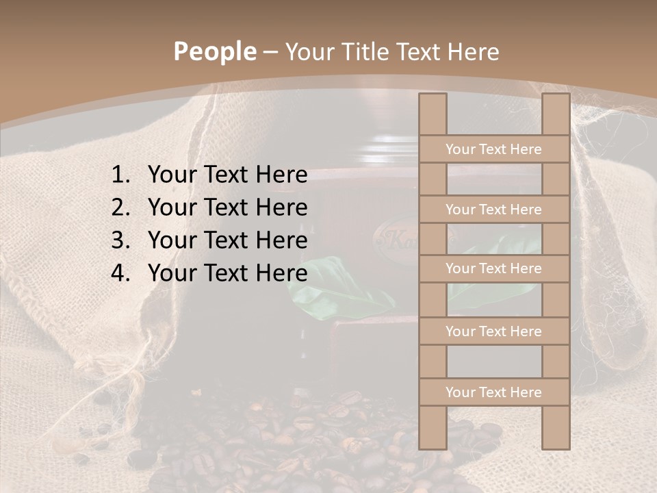 Espresso Bean Morning PowerPoint Template