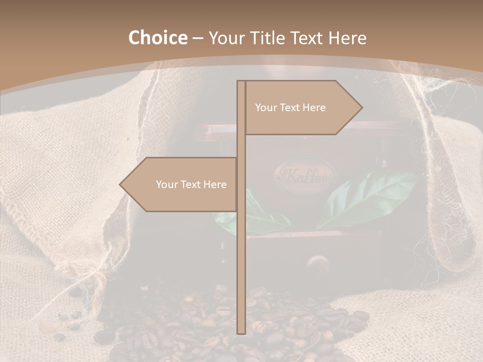 Espresso Bean Morning PowerPoint Template