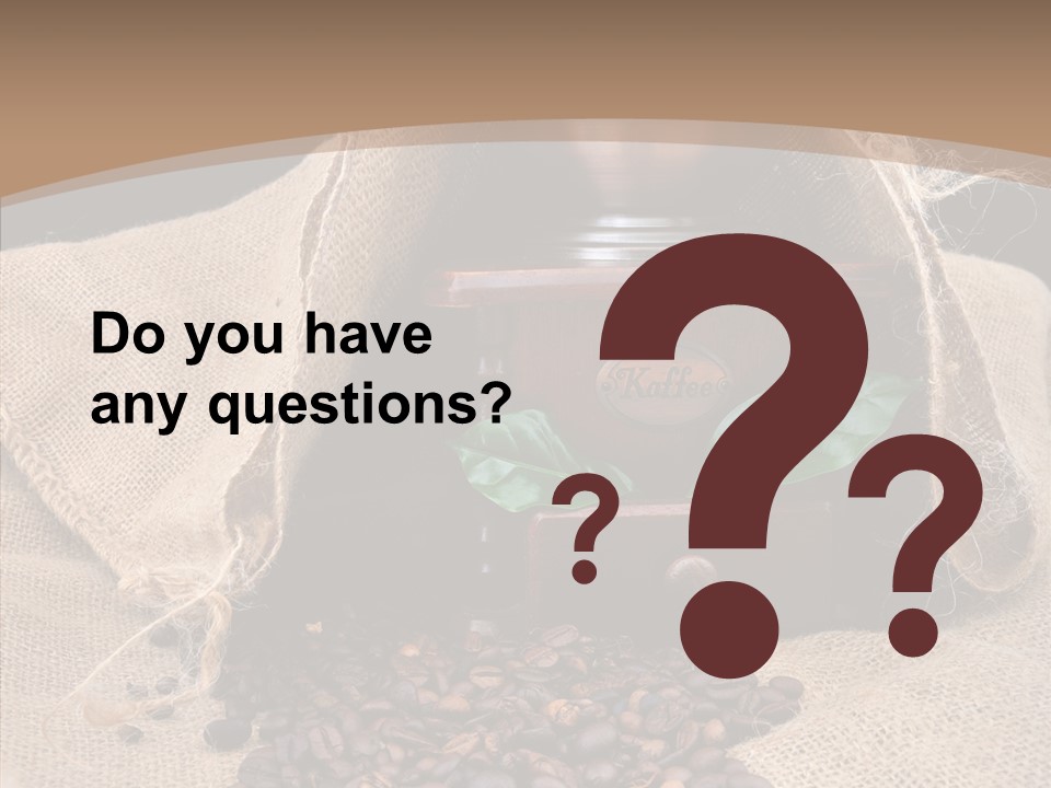 Espresso Bean Morning PowerPoint Template