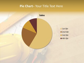 Hardhat And Tools PowerPoint Template