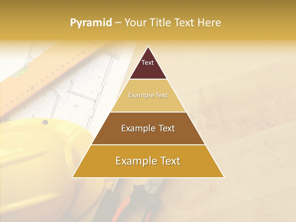Hardhat And Tools PowerPoint Template