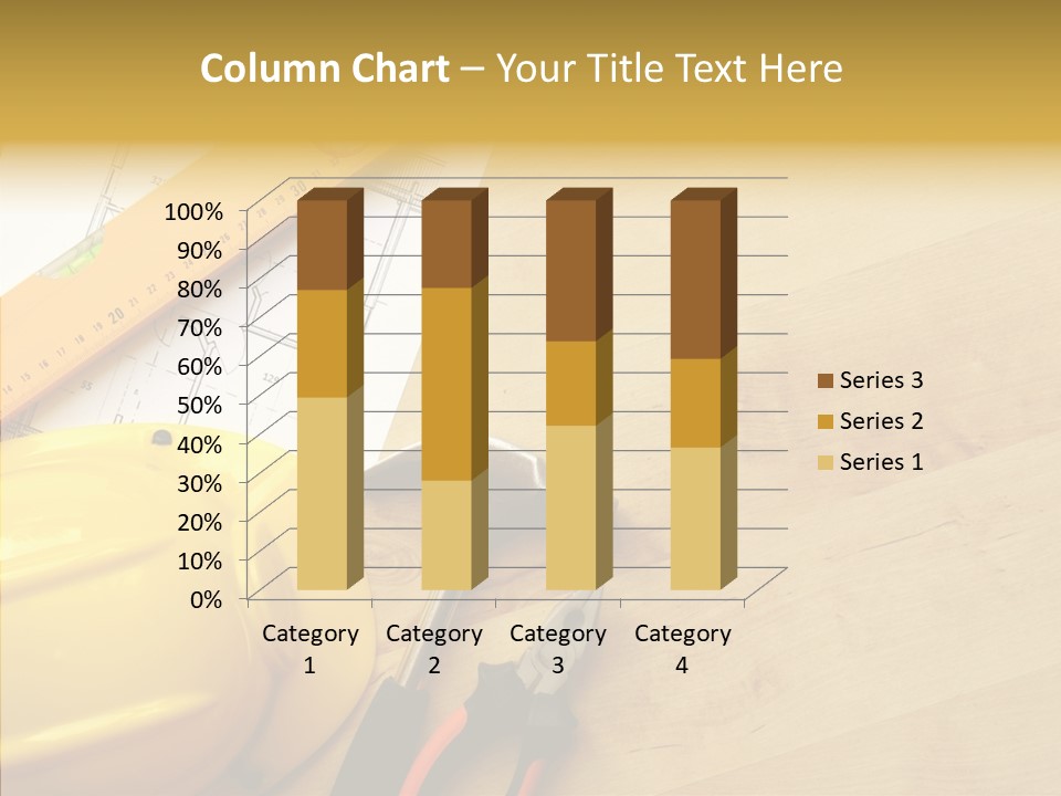 Hardhat And Tools PowerPoint Template