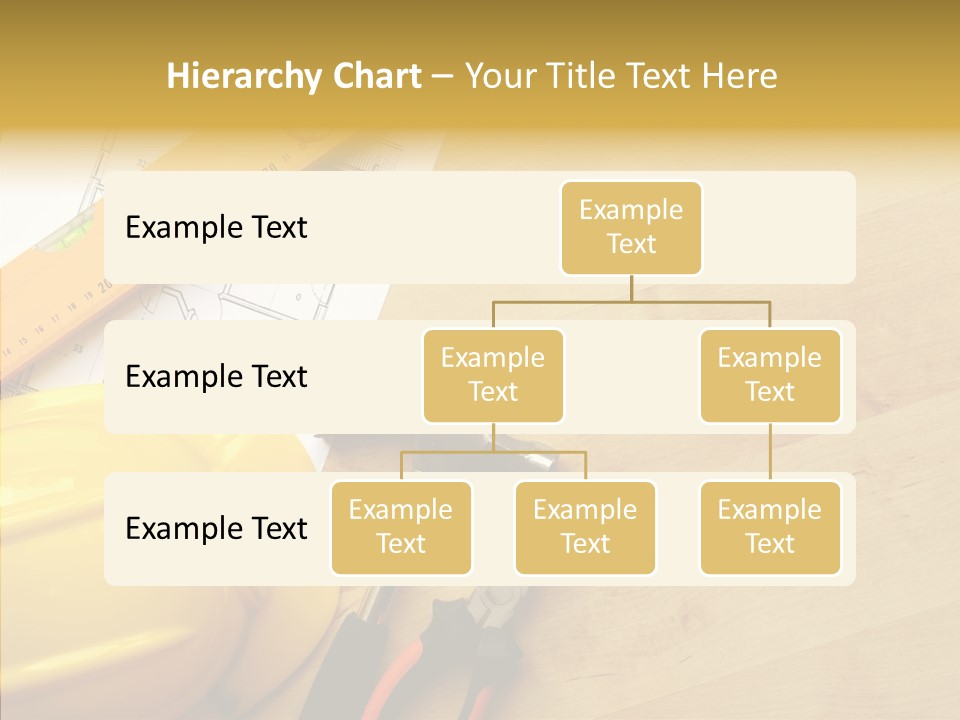 Hardhat And Tools PowerPoint Template