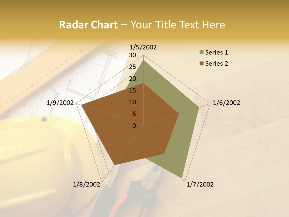 Hardhat And Tools PowerPoint Template