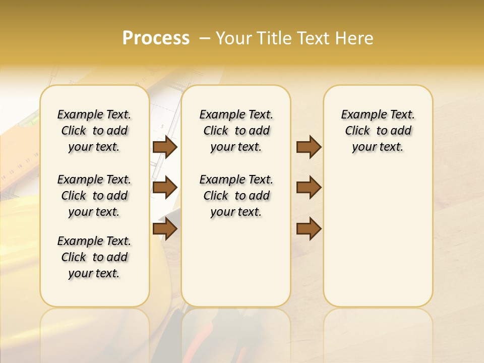 Hardhat And Tools PowerPoint Template