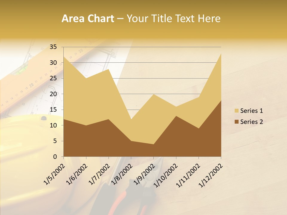 Hardhat And Tools PowerPoint Template