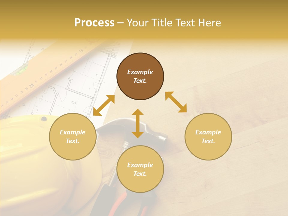 Hardhat And Tools PowerPoint Template