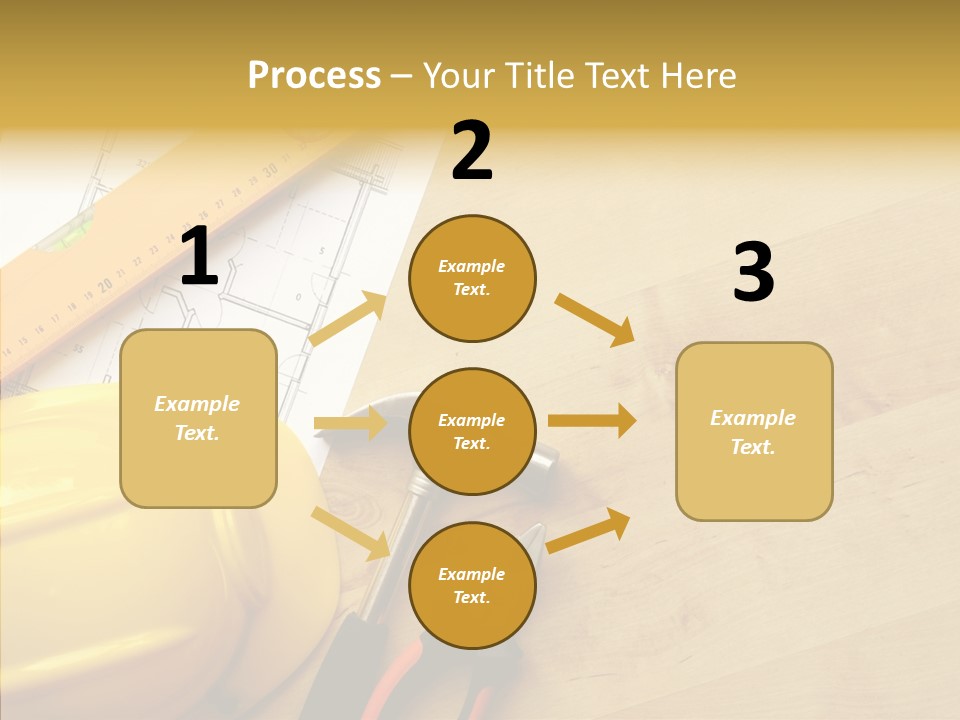 Hardhat And Tools PowerPoint Template