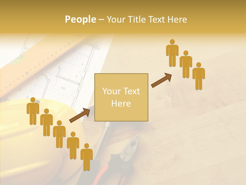 Hardhat And Tools PowerPoint Template
