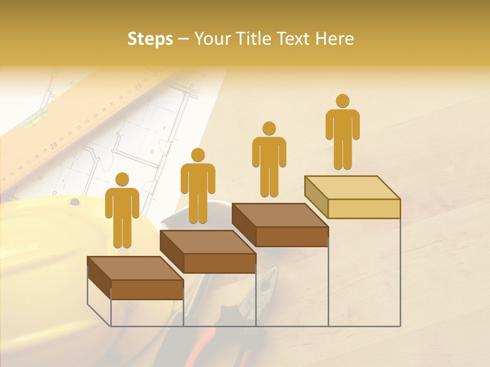 Hardhat And Tools PowerPoint Template