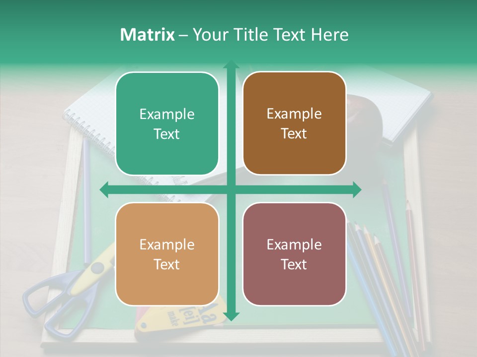 Class Pens Draw PowerPoint Template