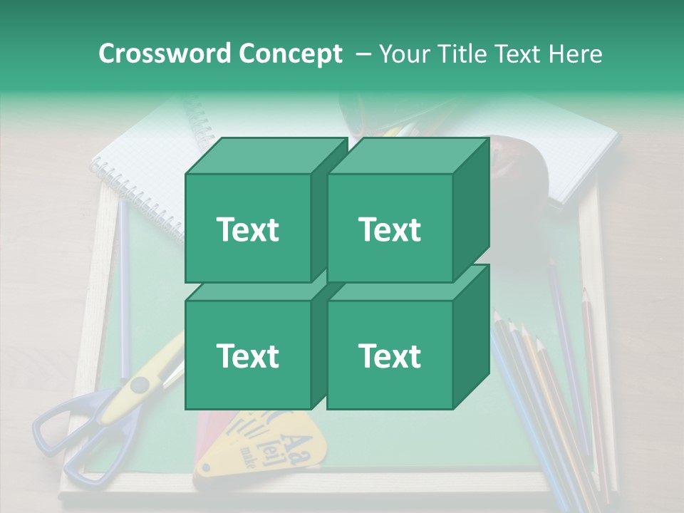 Class Pens Draw PowerPoint Template
